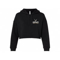 Black Hoodie Crop Top