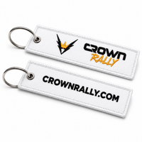 White Crown Rally Key Tag