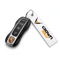 White Crown Rally Key Tag